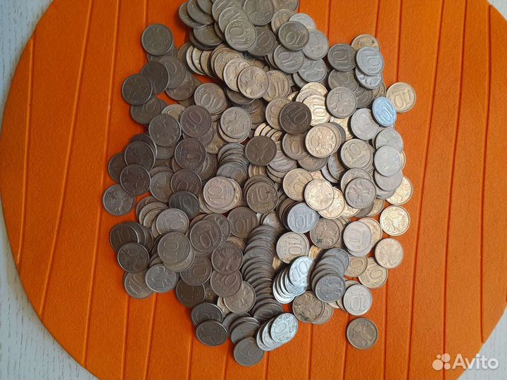 Монеты 10р, 5 р,1р 1991-1992 г