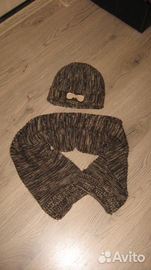 Комплект шарф и шапка зима