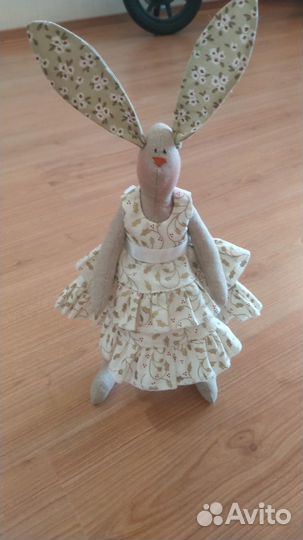 Мягкая игрушка заяц новый