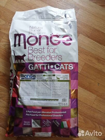 Корм Monge Cat Sensitive-Ricco In Chicken