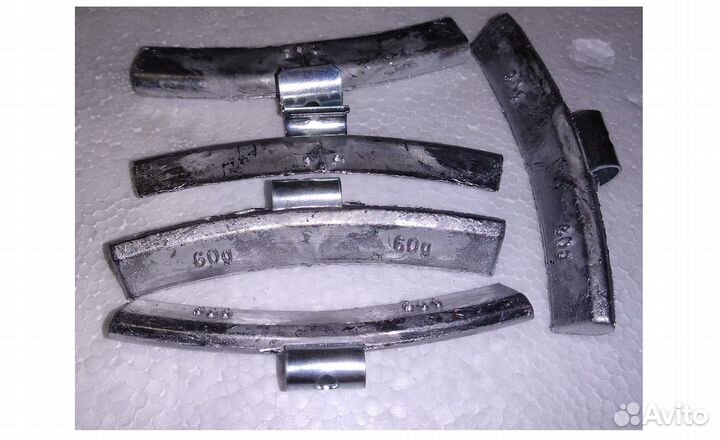 Груза набивные балансировочные 60гр свинец Clipper