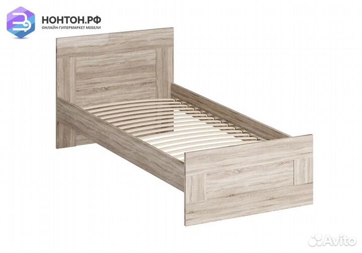 Кровать односпальная Сириус дуб сонома
