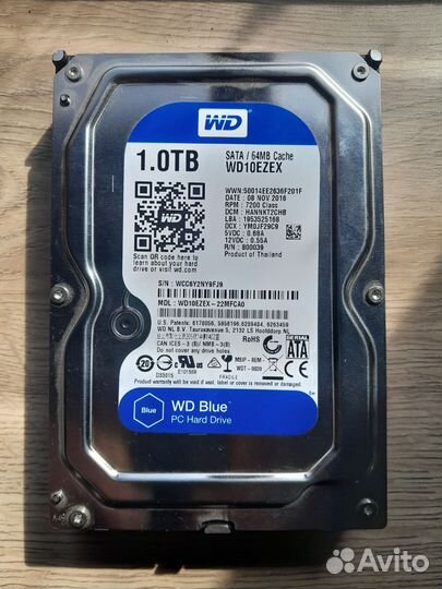 Wd10 ezex 1tb 64mb