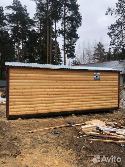 Мобильные перевозные бани монтаж 3-7 дней