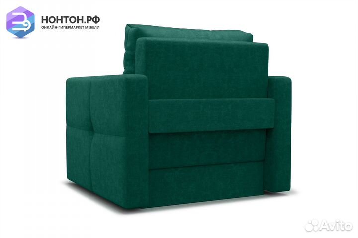 Кресло еврокнижка Вита изумрудное