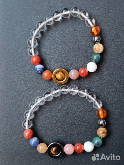 Браслет Солнечная система из натуральных камней