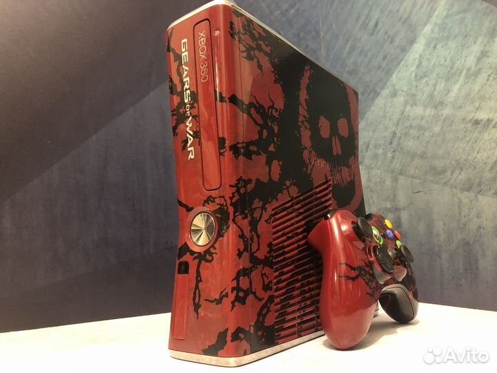 Редкий Xbox 360+150игр /Limited Gears of War