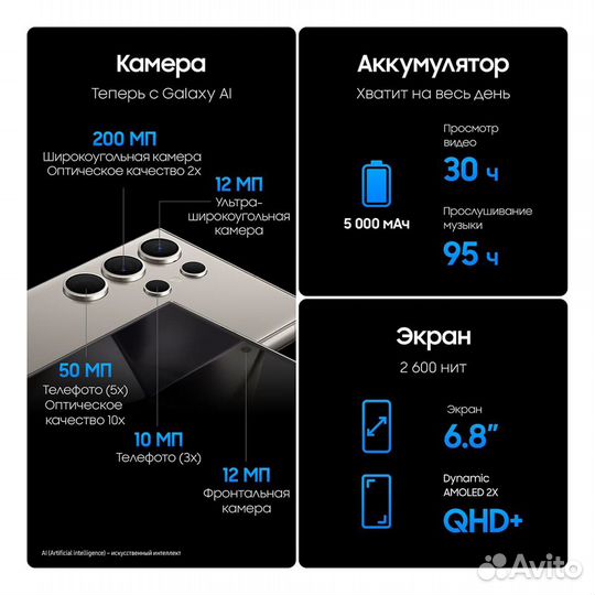 Samsung Galaxy S24 Ultra, 12/256 ГБ