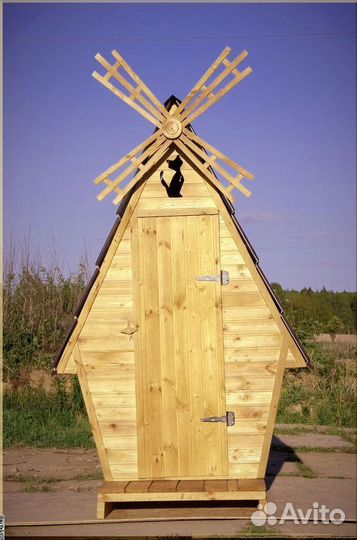 Дачный туалет с установкой Ч434