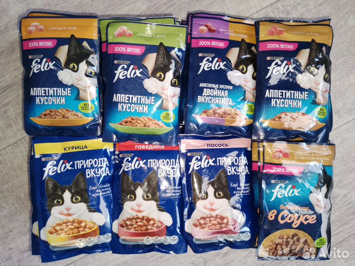 Корм для кошек felix