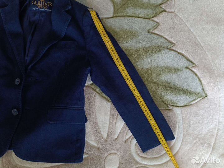 Школьный костюм для мальчика 134 синий