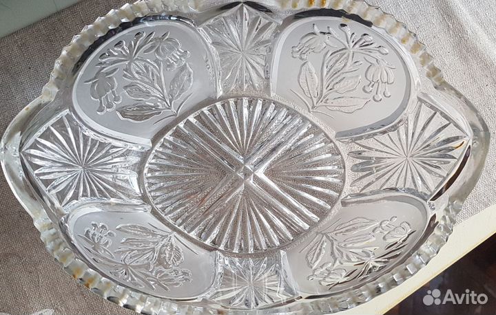 Салатник хрустальный 