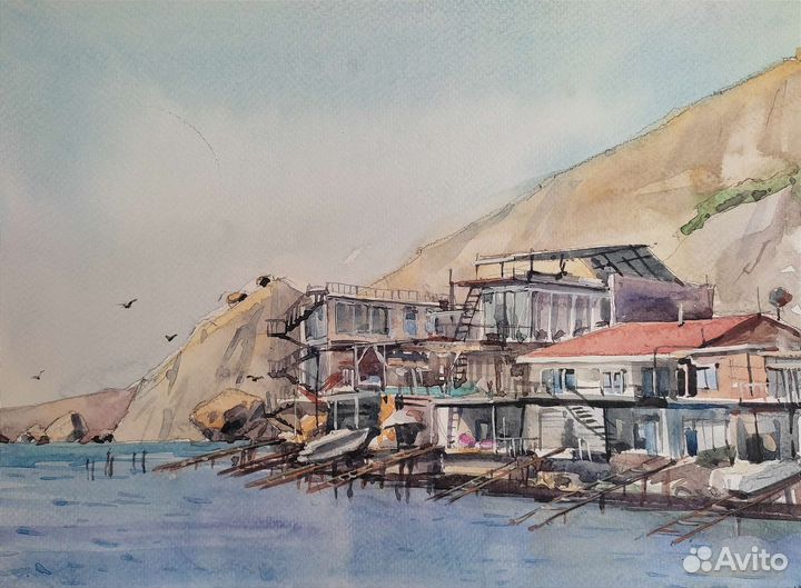 Картина акварель 