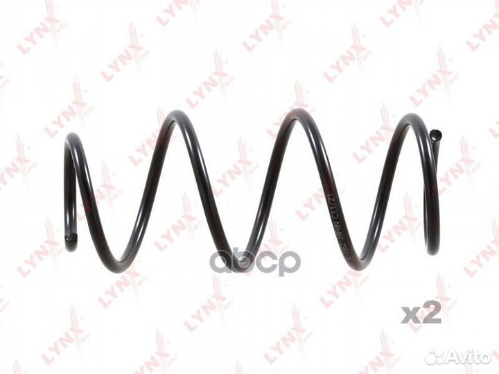 Пружина передняя renault Modus 04 lynxauto