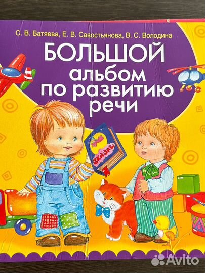 Большой альбом по развитию речи