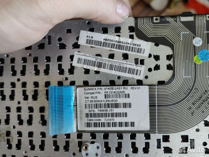 Клавиатура ноутбука hp