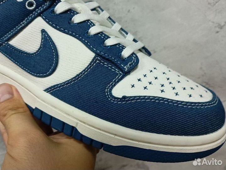 Кроссовки Nike Dunk SE ‘Sashiko Industrial blue