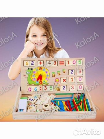 Развивающие деревянные игрушки математика