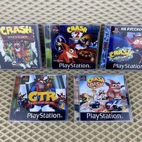 Crash bandicoot для playstation one,1шт