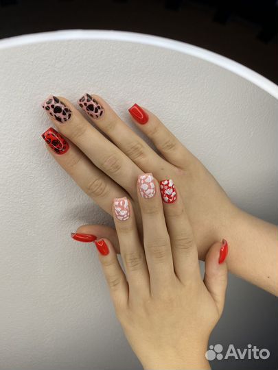 Маникю, педикюр (мужской, женский) наращивание