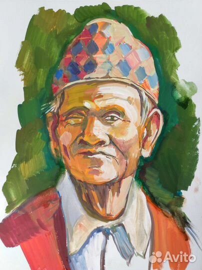 Картина гуашью