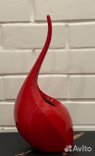 Интерьерная ваза, арт. 00003, цвет: Красный