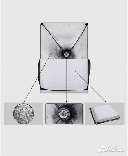 Комплект постоянного света. Для студии, фото, свет