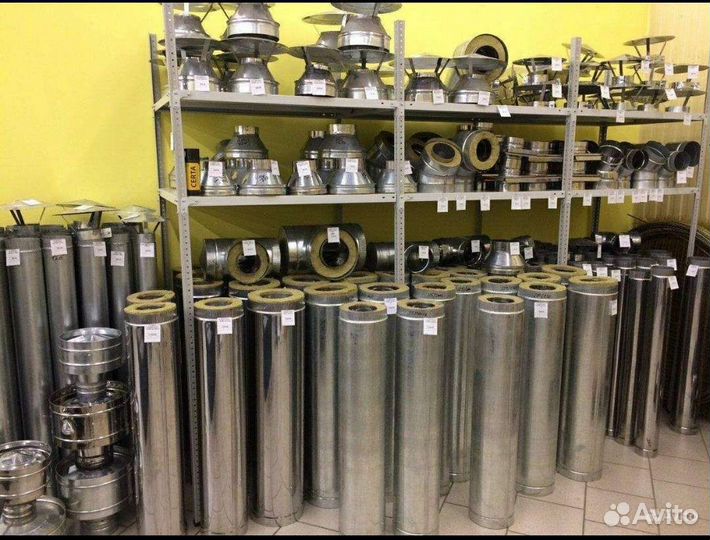 Дымоходы, Вентиляция, Сэндвич трубы от завода