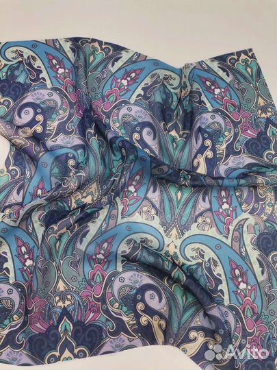 Шифон ткань с принтом