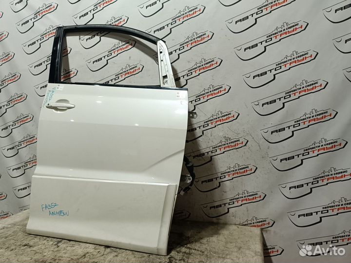 Дверь toyota alphard ANH10W ANH15W ATH10W MNH10W MNH15W 6700158010 передняя правая белый, 042 FA352