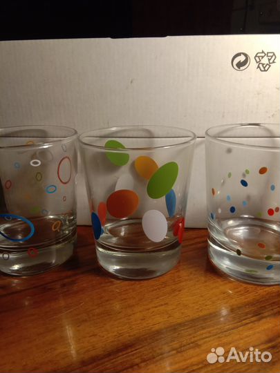 Стаканы Икея новые 6 шт стекло оригинал