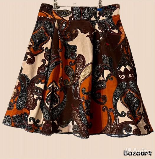 Юбка бархат 48