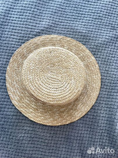 Соломенная шляпа канотье Karfil hats Греция