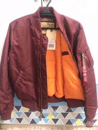 Куртка бомбер alpha industries