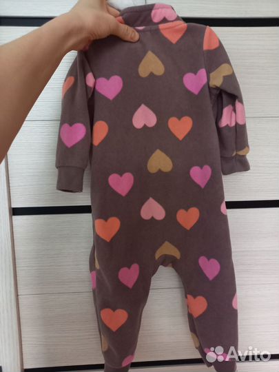 Комбенизон флисовый 9 мес Carter's