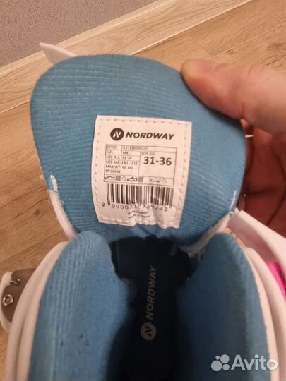 Коньки для девочки детские 31-36 р