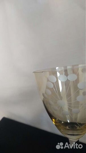 Фужеры цветное стекло СССР