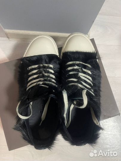 Rick owens pony hair low