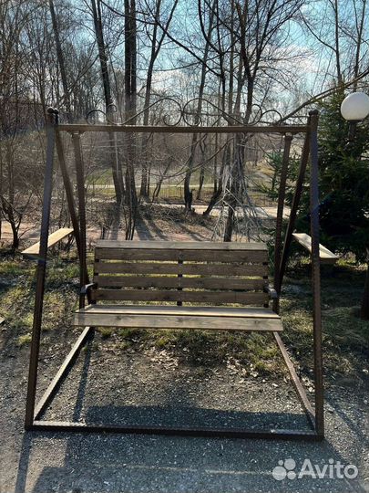 Качели уличные детские