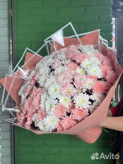 Букет из Хризантем. Цветы. Доставка