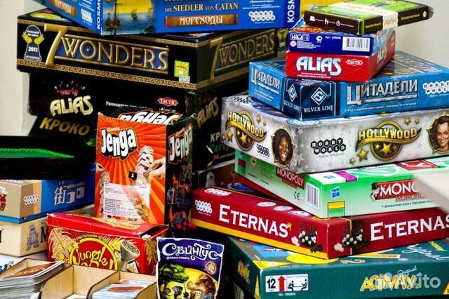 Настольные игры в пленке