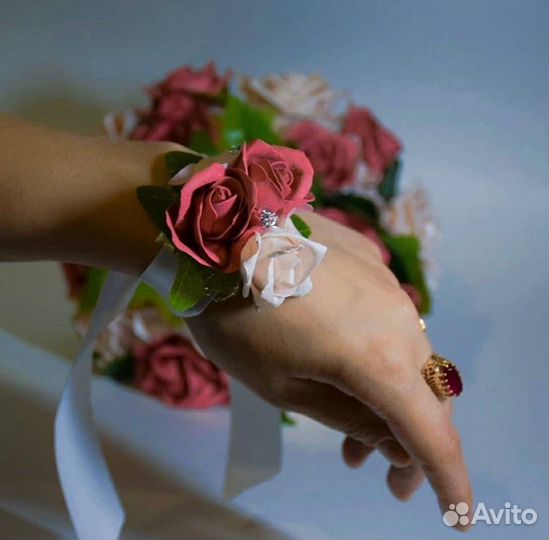 Свадебный букет и бутоньерки