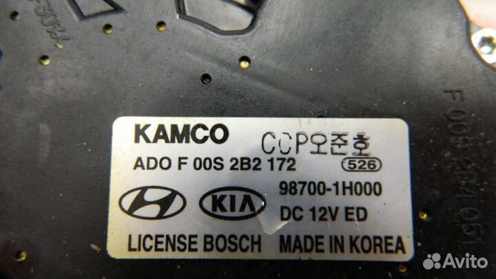 Моторчик стеклоочистителя задний для Kia Cee'd 1