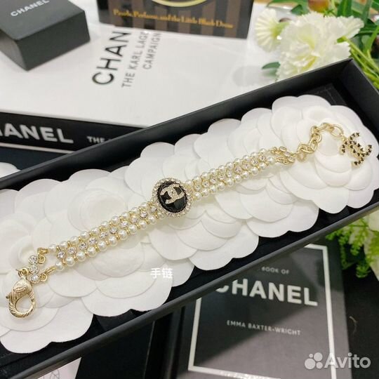 Серьги chanel колье чокер шанель браслет chanel