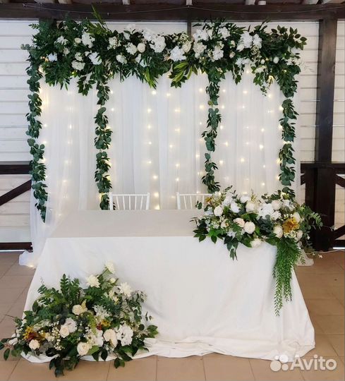 Оформление свадьбы, декор