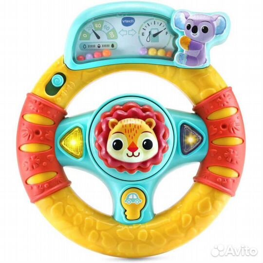 Интерактивный руль В дорогу со львом Vtech 80-536