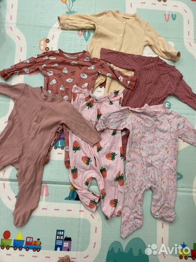 Вещи пакетом на девочку 80