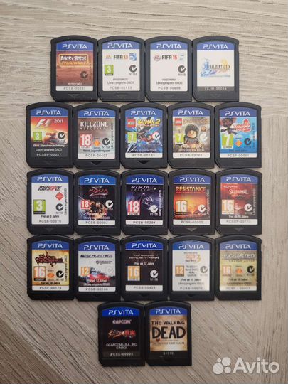 Игры на ps vita, карты памяти