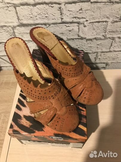 Сабо женские натуральная кожа 37р