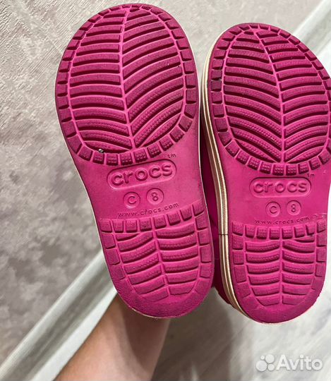 Резиновые сапоги crocs c8